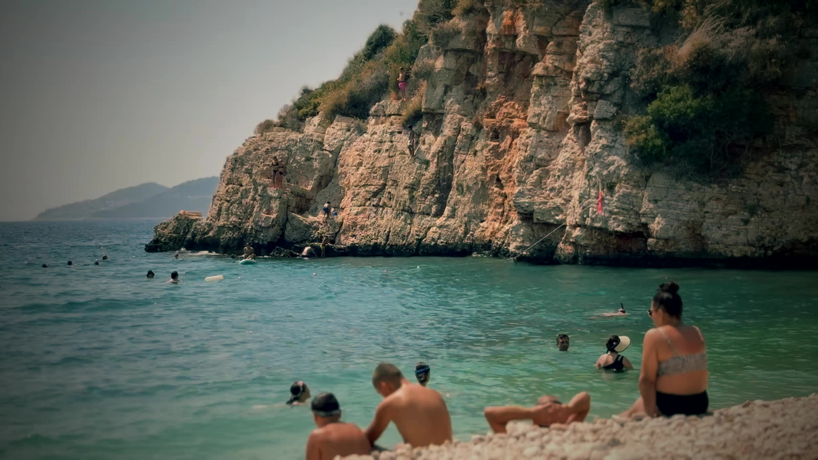 The same frame with Andrew's film look applied